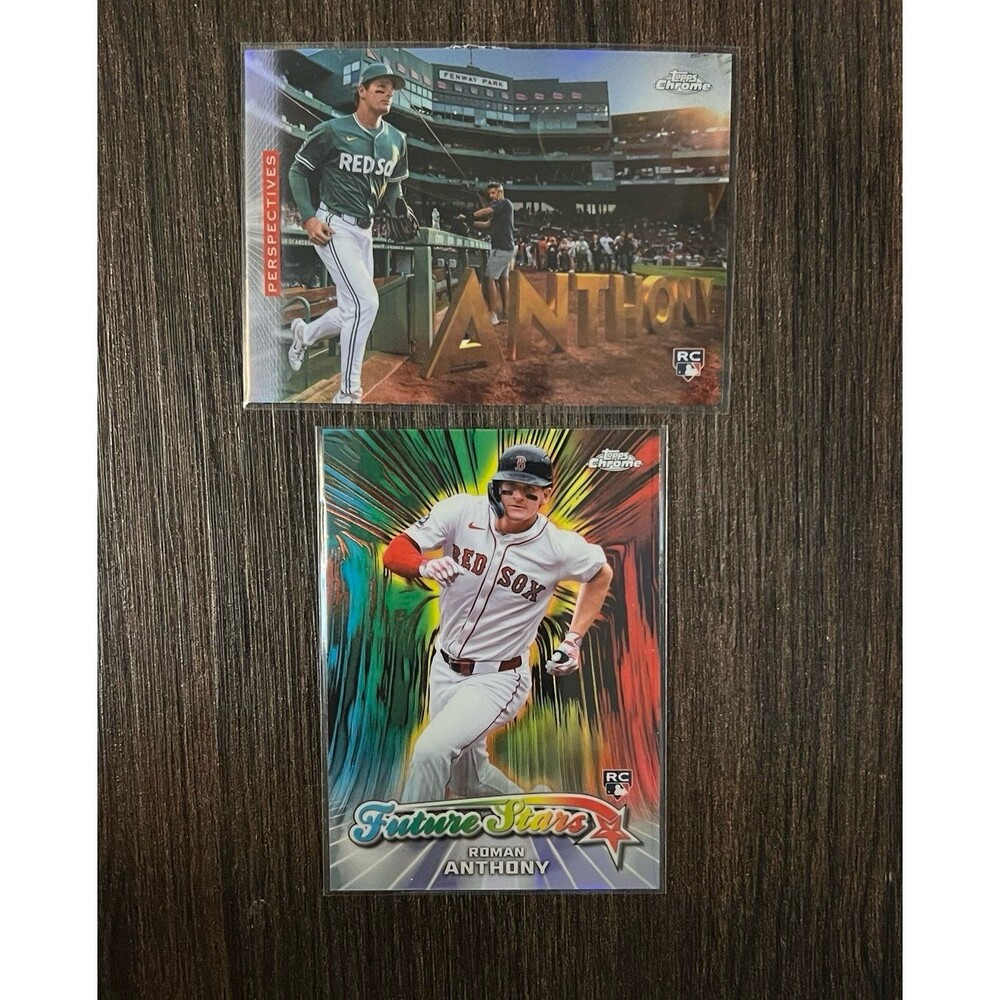 2026 Topps Chrome Roman Anthony - 2 cards
